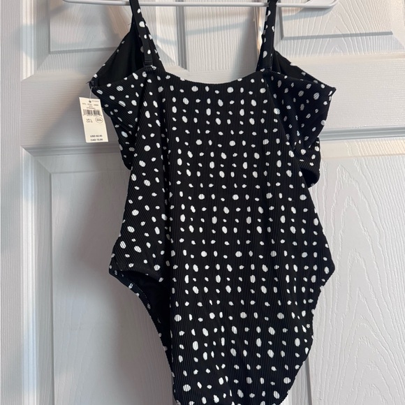 Aerie Ribbed Wrap One Piece Swimsuit - Picture 2 of 9